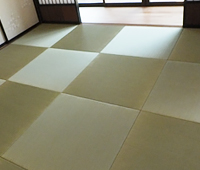 目の細かい琉球畳を使用した和室